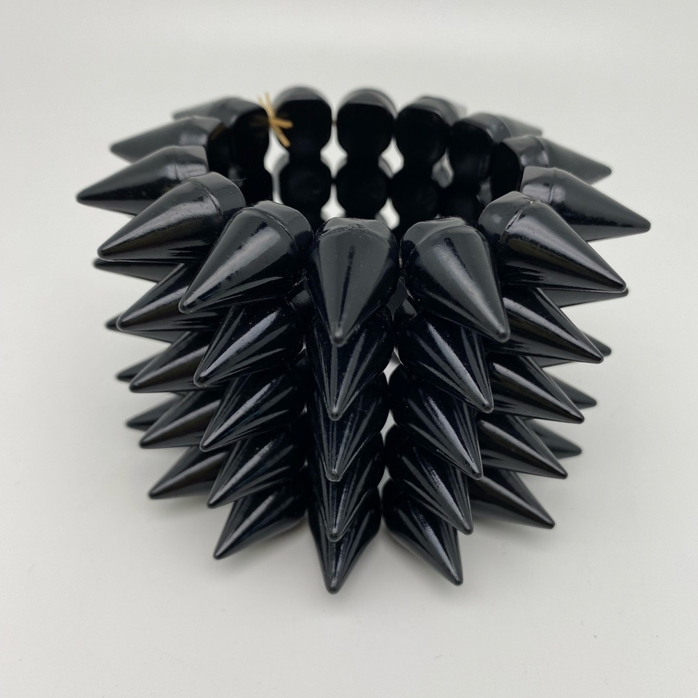 Goth Punk Spike Stretch Bracelet